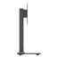 Wansa Glass Basement TV Stand, Fits 17 - 43-inch, 30KG Loading Capacity, STS02-22 - Black