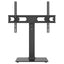 Wansa Glass Basement TV Stand, Fits 32- 65inches, 45kg Loading Capacity, STS02-64 - Black