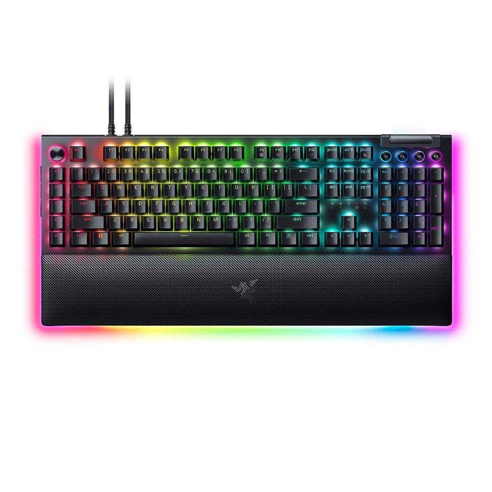 Razer BlackWidow V4 Pro Mechanical Gaming Keyboard With Green Switch - Black