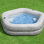 Bestway 2.13m x 2.06m x 53cm truprint stone family pool (contents:1 pool,repair patch) age 6+