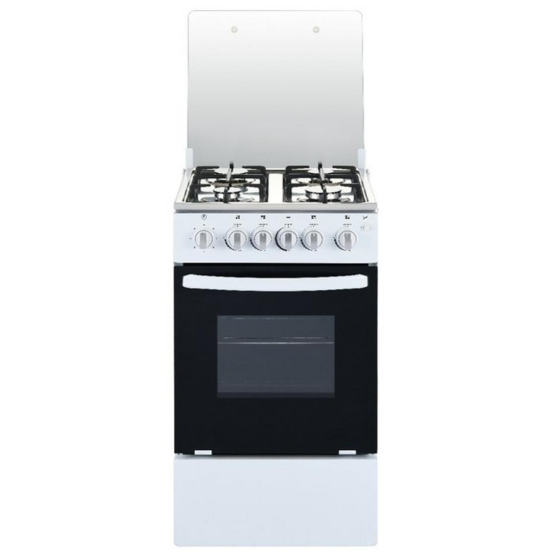 Wansa 4 Burners Gas Cooker, 50x50cm, 514 - White