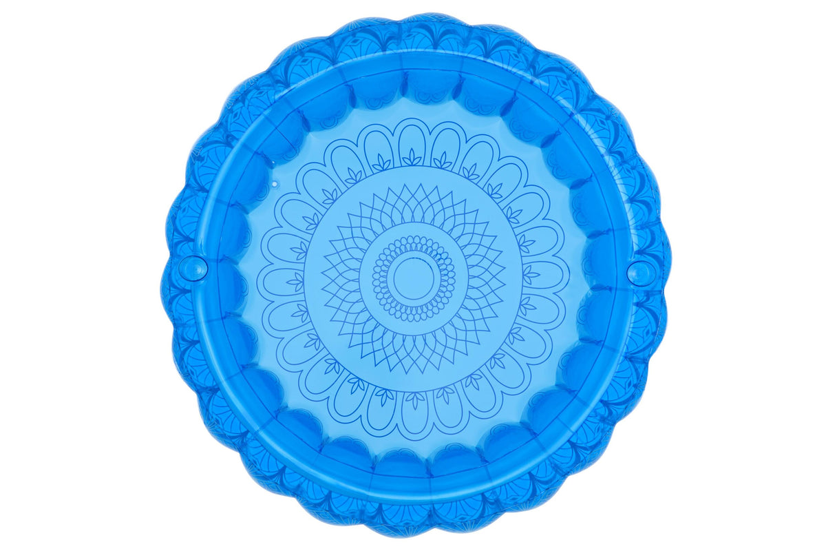Bestway 1.68M X H53Cm Bohemian Blue Inflatable Pool (1 Pool,Repair Patch) Age 6+