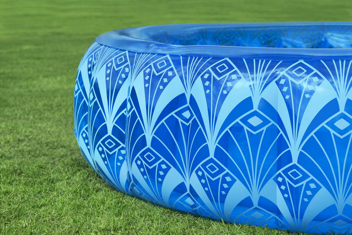 Bestway 1.68M X H53Cm Bohemian Blue Inflatable Pool (1 Pool,Repair Patch) Age 6+