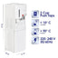 Wansa Water Dispenser 2 Taps Hot & Cold, WWD2FSWTC1 W - White