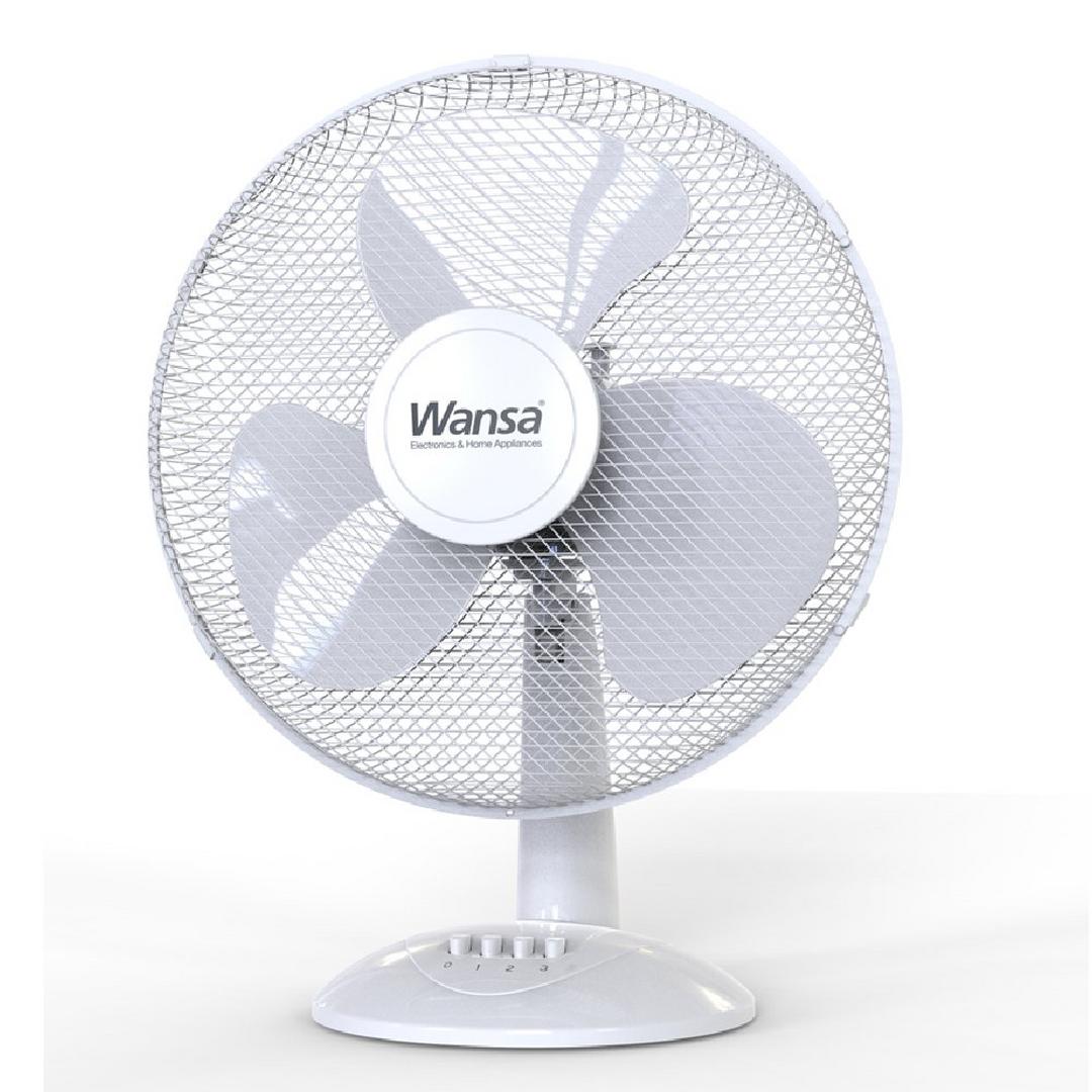 Wansa Desk Fan, 16inch, 45 Watt, TX-1601D - White