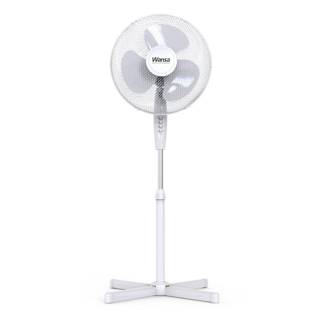 Wansa Stand Fan, 16inch, 45 Watt, TX-1608 - White