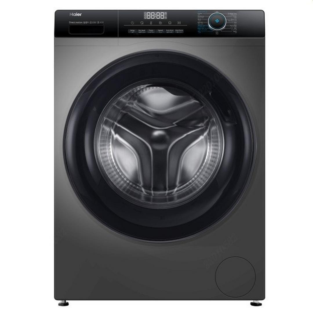 Haier Front Loading Washing Machine, 9kg Washing Capacity, 6kgDryer Capacity - HWD90-BP14929S6 - Silver