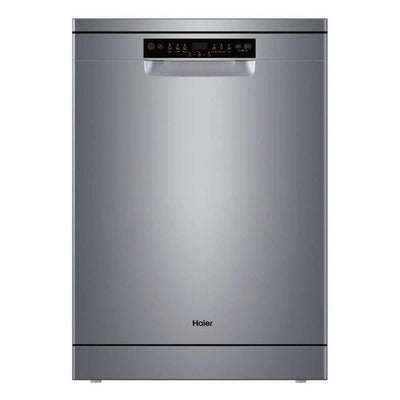Haier Freestanding Dishwasher, 6 Programs, 13 Settings, HDWE13-38CS1IQ – Silver