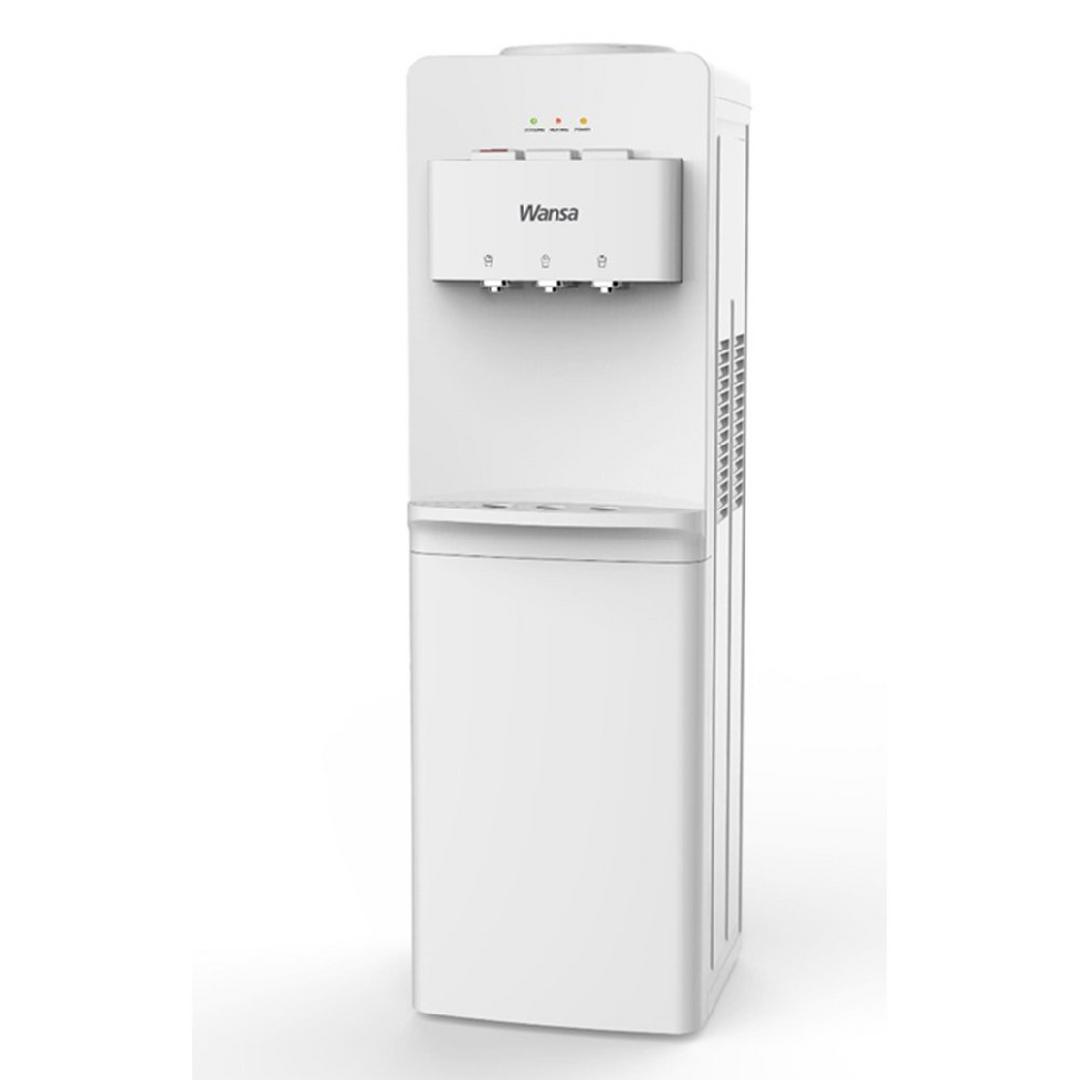 Wansa Water Dispenser 3 Tap with Ref, WWD3FSRWTC1-24 – White