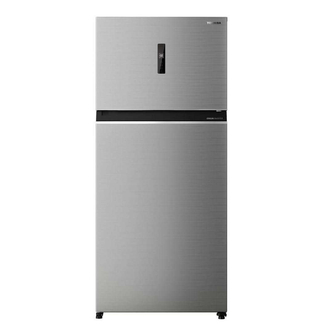Toshiba Top Freezer Refrigerator, 608L, 21.5 CFT, GR-RT835WEPGFK49 - Grey