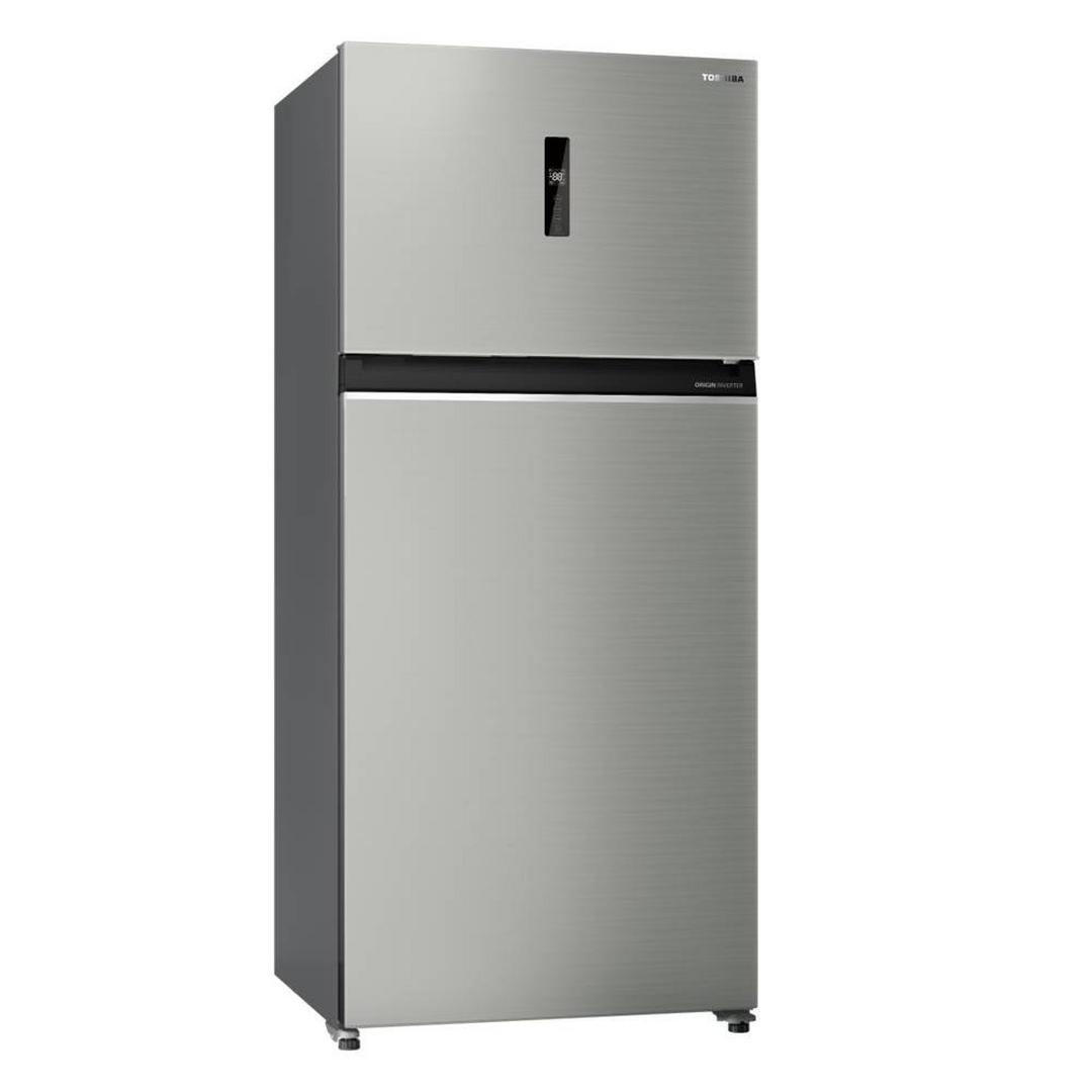 Toshiba Top Freezer Refrigerator, 608L, 21.5 CFT, GR-RT835WEPGFK49 - Grey