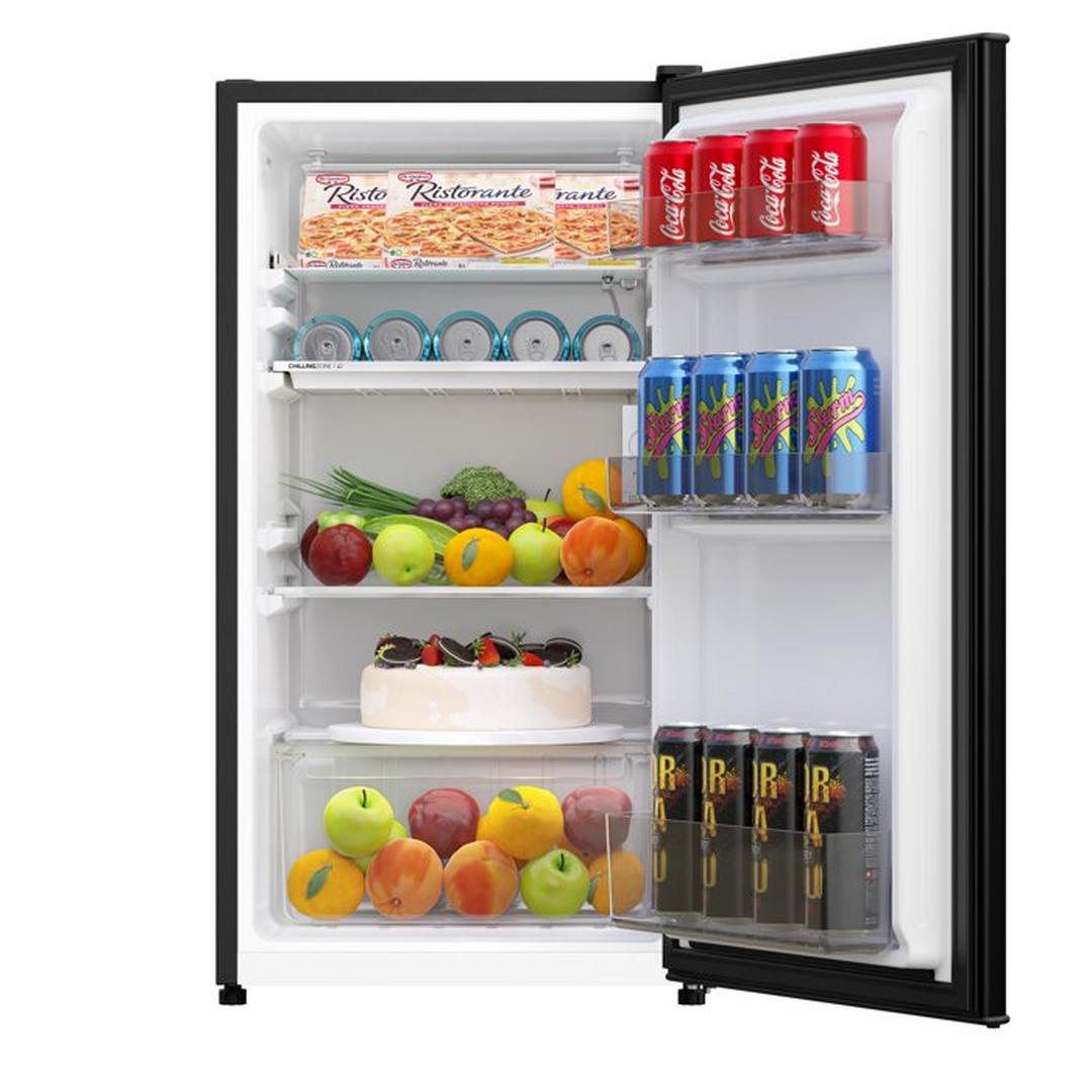 Haier Mini Bar Refrigerator, 3.2CFT, 90 Liters, HR-135BLUK2KW - Black
