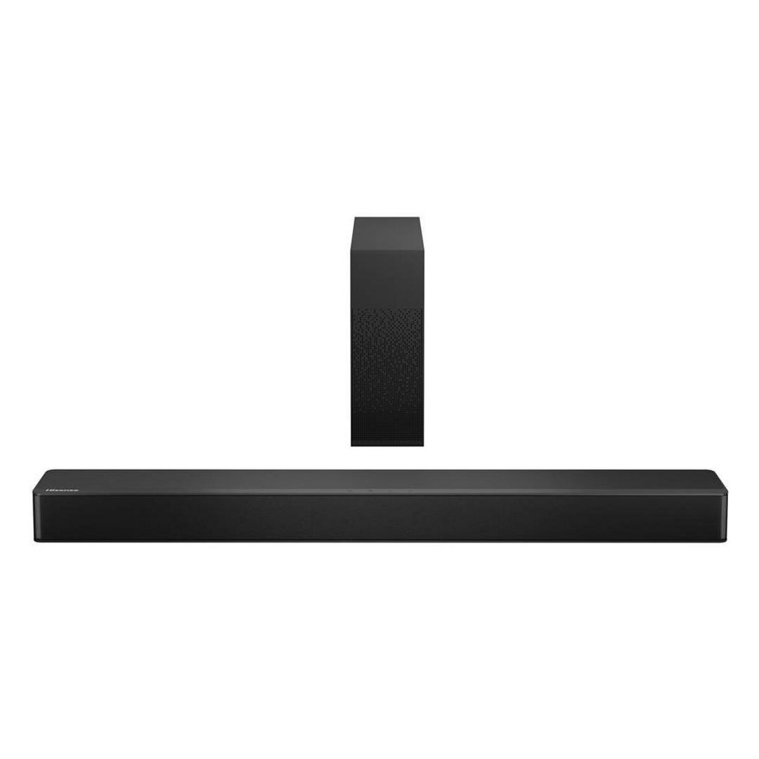 Hisense Wireless 2.1 soundbar With Wireless Subwoofer, 240W, HS2100 - Black