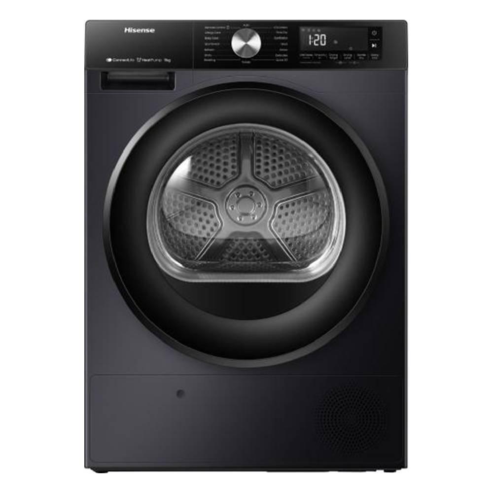 Hisense Heat Pump Dryer, 9KG Capacity, Wi-Fi Connectlife App, DH3S902BT - Grey