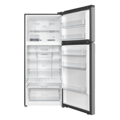 TCL Top Freezer Refrigerator, 16.4CFT, 465 Liters, P605TMIN - Inox