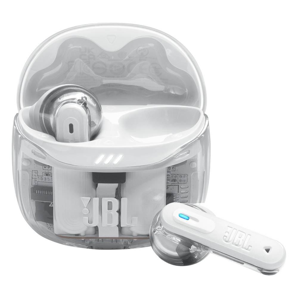 JBL Tune Flex 2 Ghost Edition Earbuds, JBLTFLEX2GWHT - White