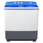 Haier Twin Tub Washing Machine, 15kg Washing Capacity, 14kg Drying Capacity, HWM215-1128S-N - White