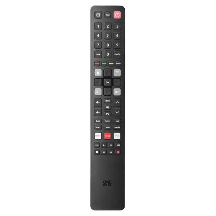 ONE FOR ALL TCL TV Remote, URC4922 - Black
