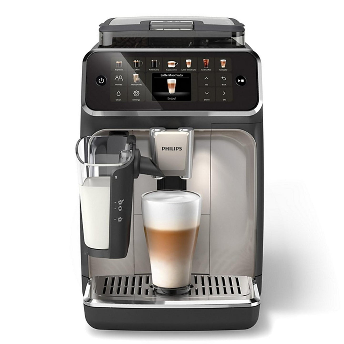 Philips Series 5500 Fully Automatic Espresso Machine, 1.8L, 1500W, EP5547/90 – Grey