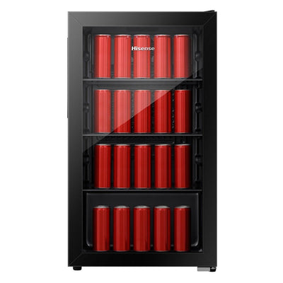 Hisense Beverage Cooler, 94L, 3.3 CFT, RBC122N4ASU - Black