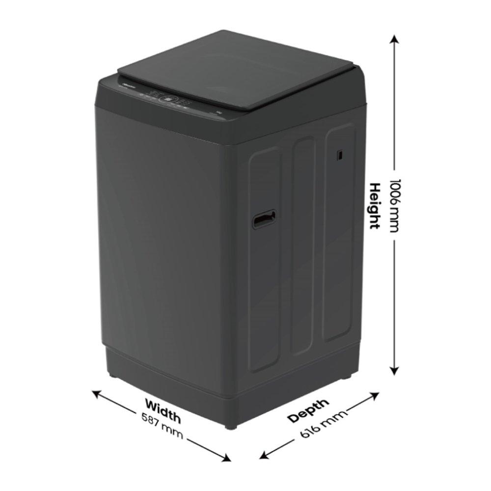 Hisense Top Load 12KG Washing Machine WT3K1223UT Grey