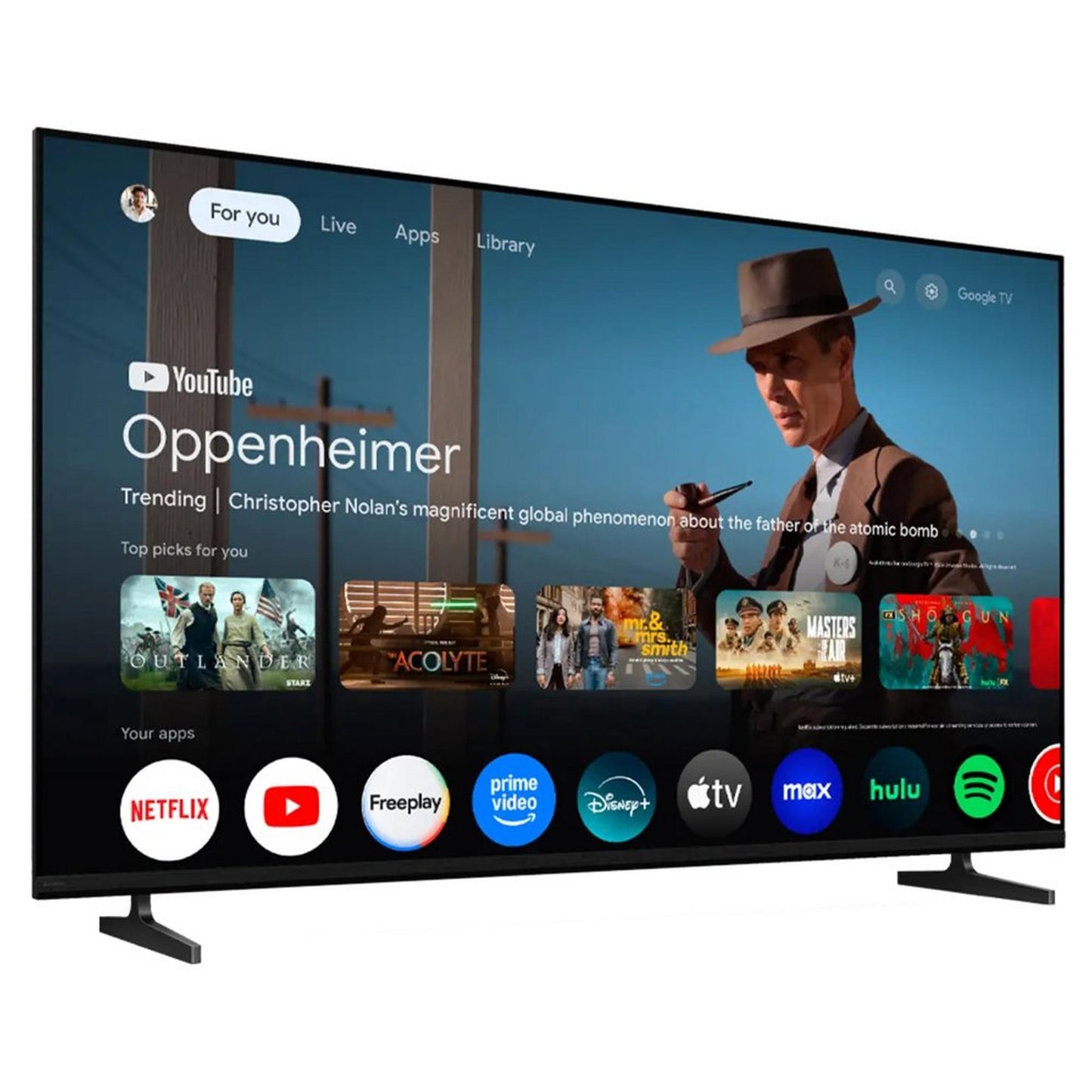 Sony Bravia 2 II 55” Class 4K LED Google TV (2025), K-55S20M2 - Black