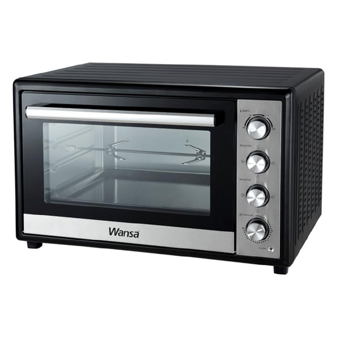 Wansa Electric Oven, 2700W, 100L, KR-L100RCL - Black & Silver