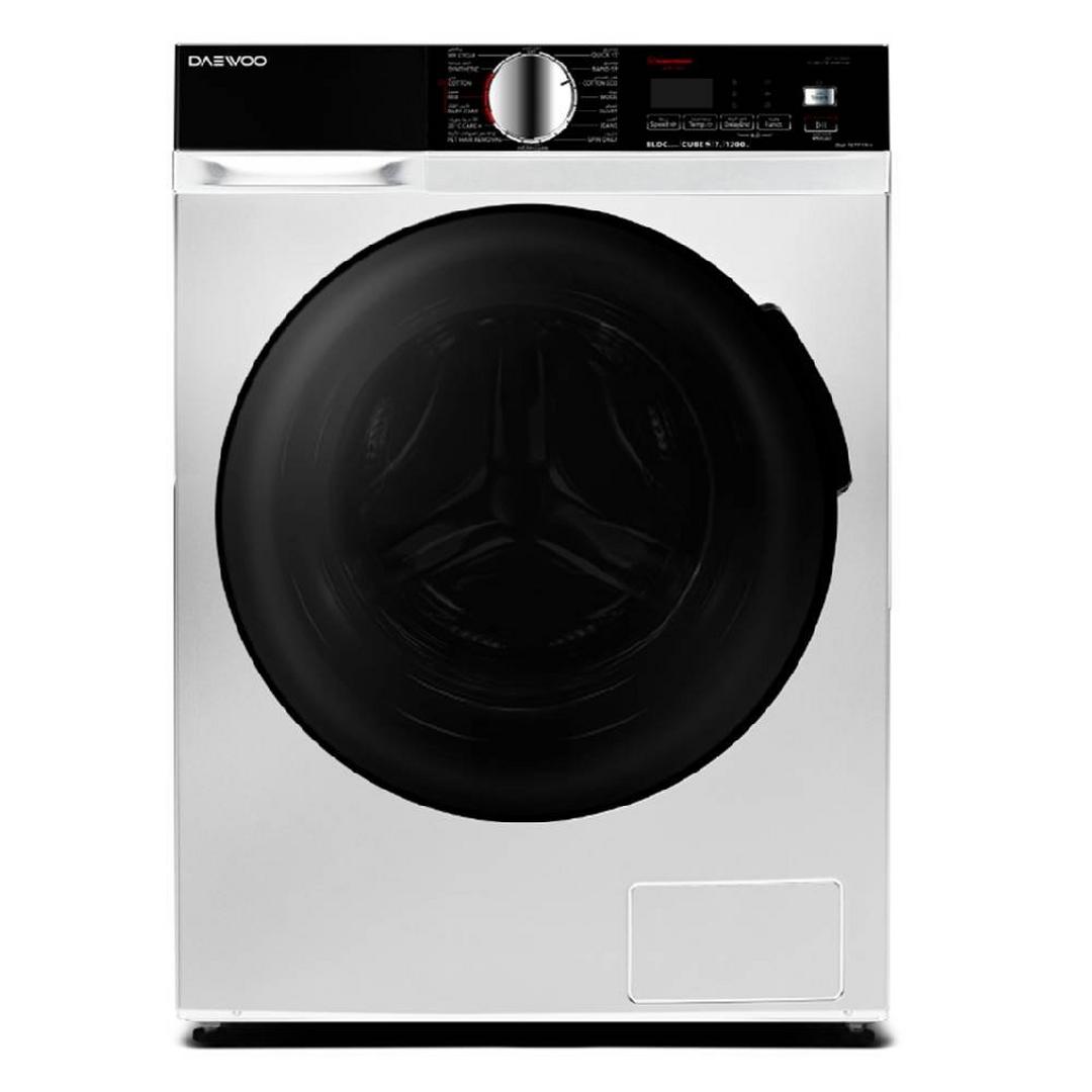 Daewoo Front Load Washer, 7kg, DW-F0771WH White.