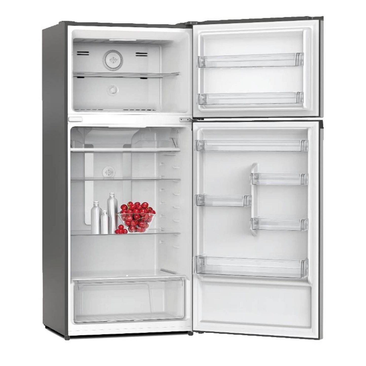 Daewoo Refrigerator Top Freezer, 527L, 18.6 CFT, DR-T6441NS - Inox