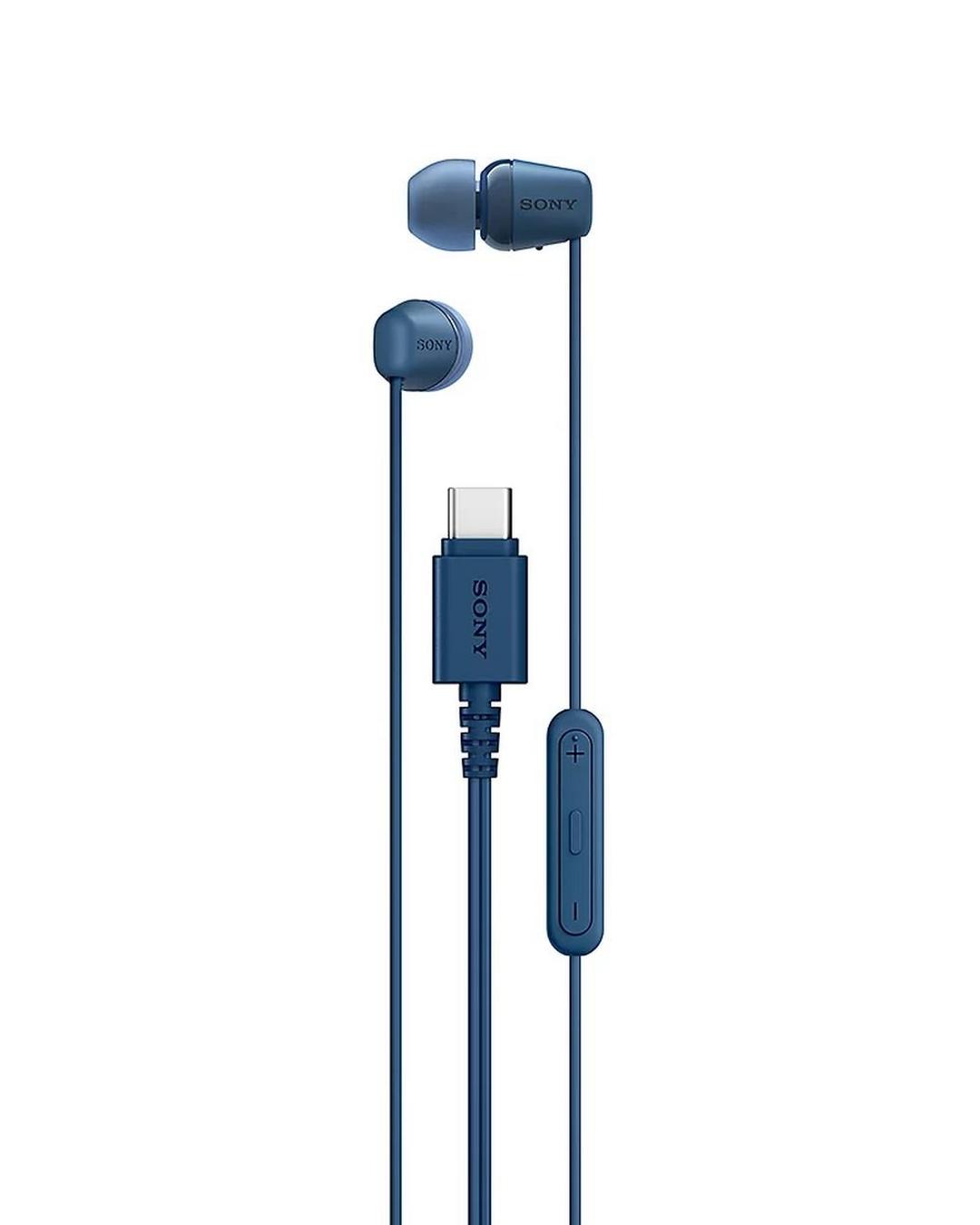 Sony IER-EX15C Earphones USB-C Wired - Blue