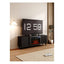 Wansa Up to 75-inch TV Stand with Fireplace Insert, KS-0262 - Black