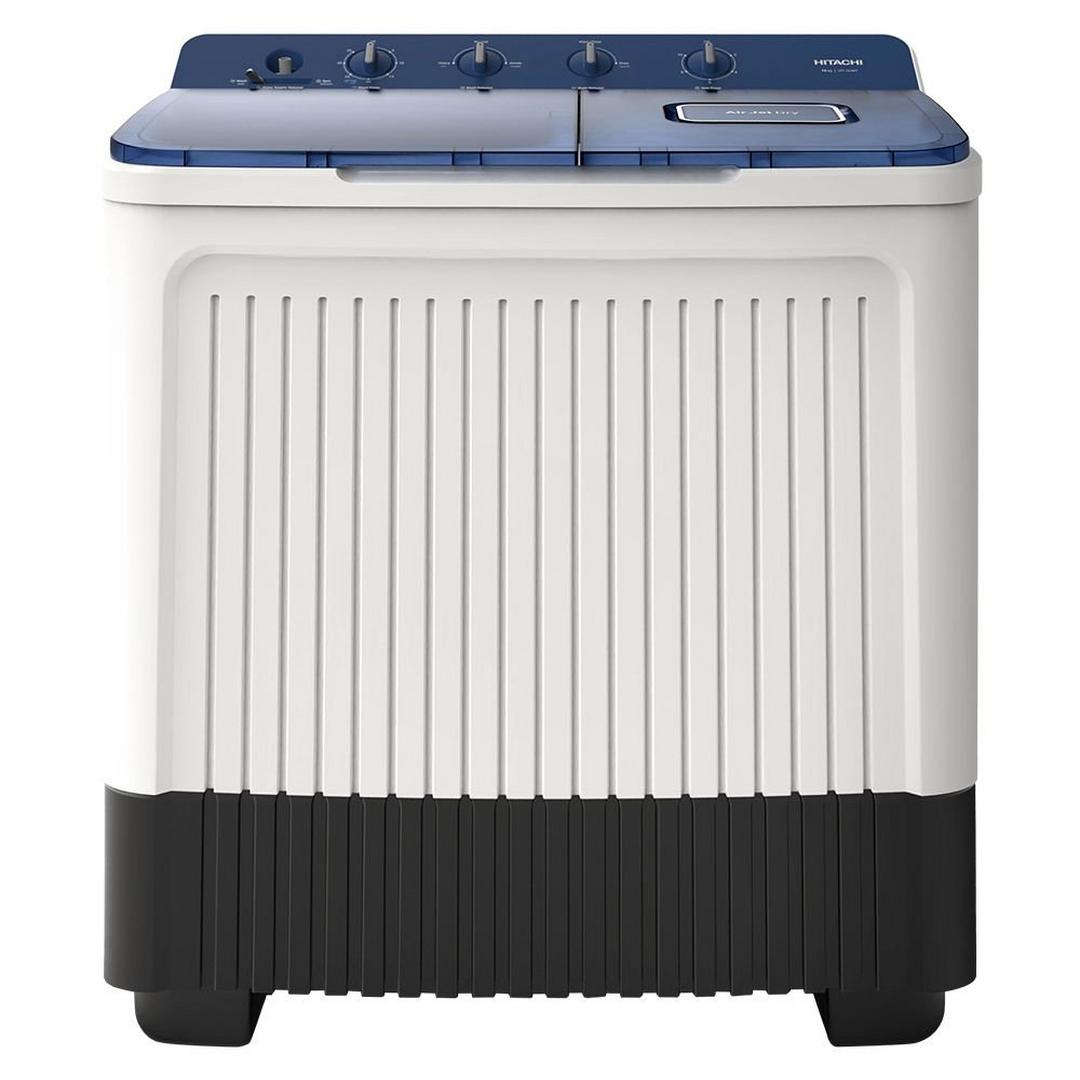 Hitachi Top Twin Tub New Model Washer, LTT 15JWT PFB - Blue