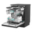 Hisense Free Standing Dishwasher, 8 Programs, 16 Place Settings, 3 Sprayers, HS673C90BME - Black