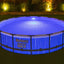 Bestway 4.57m x 1.07m pool set (one pool, filter pump(220-240v), ladder, cover, led light, compatible with cartridge 58094(ii)220-240v)