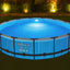 Bestway 4.57m x 1.07m pool set (one pool, filter pump(220-240v), ladder, cover, led light, compatible with cartridge 58094(ii)220-240v)