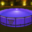 Bestway 4.57m x 1.07m pool set (one pool, filter pump(220-240v), ladder, cover, led light, compatible with cartridge 58094(ii)220-240v)