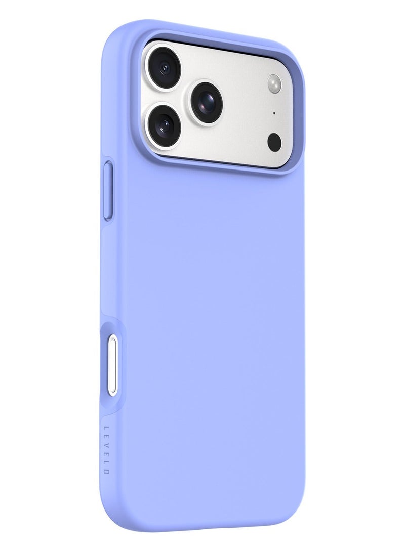 Levelo Dale MagSafe TPU+PC Solid Case For Apple iPhone 18 Pro Max - Light Blue