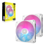 CORSAIR RX140 iCUE LINK RX140 RGB PWM Fan Twin Starter Kit - 140mm / White