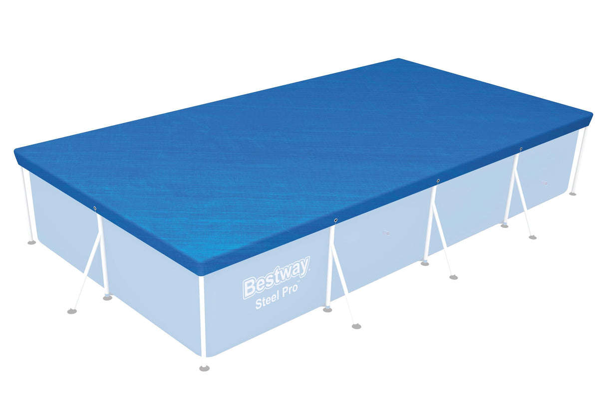 Bestway 4.00M X 2.11M Pool Cover (Contents:One Pool Cover, Fits 4.00M X 2.11M X 81Cm (13'1" X 6'11" X 32") Steel Pro Pools)