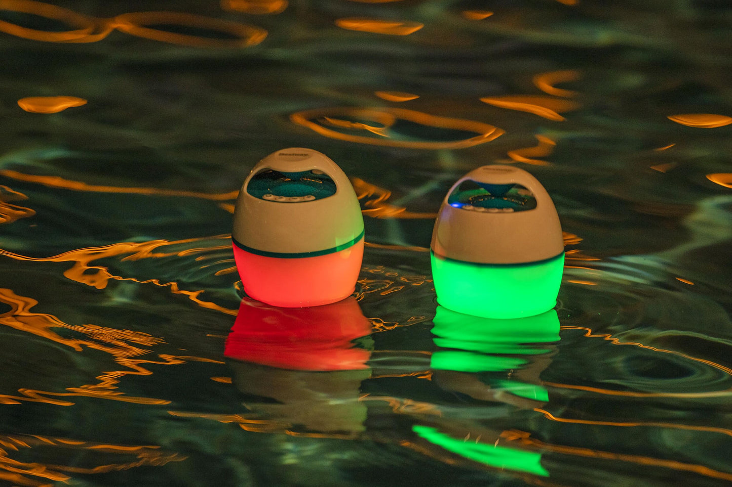 Bestway musicwave floating led bluetooth speaker (contents:1 musicwave floating led bluetooth speaker)