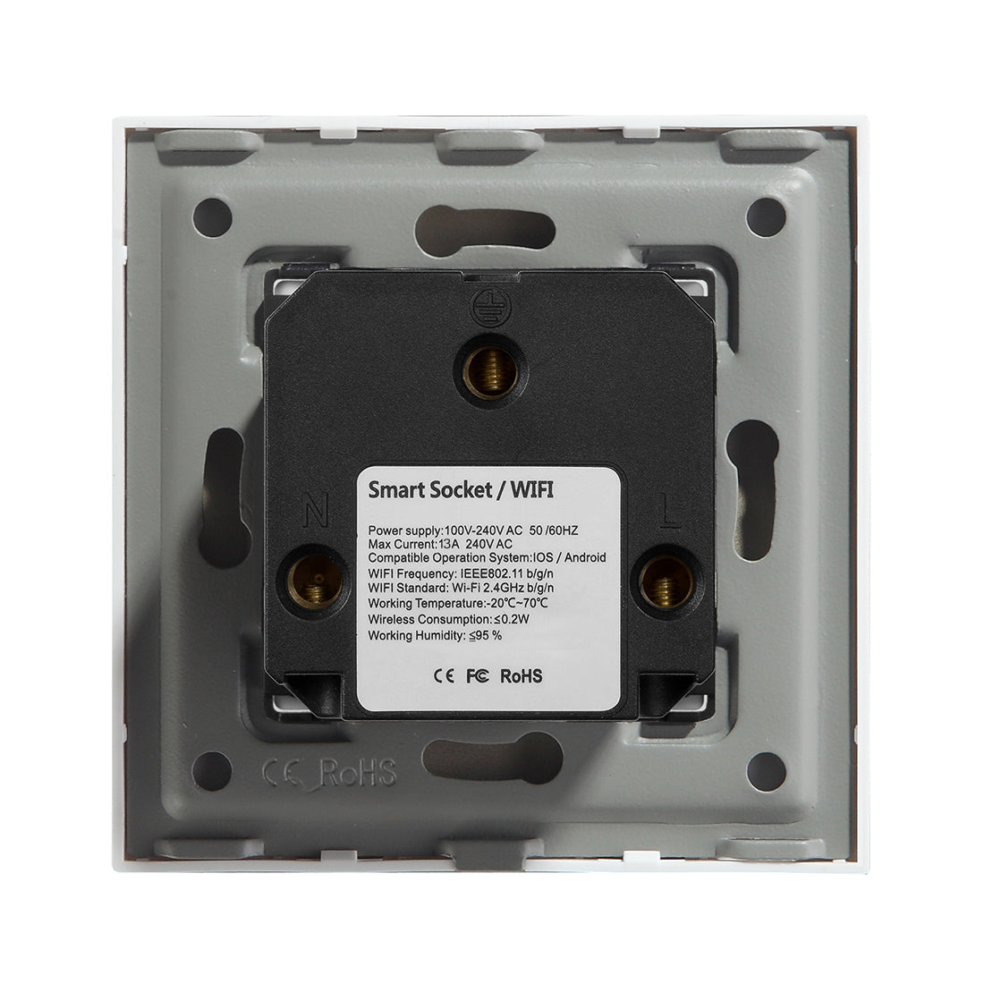 Gopeta Smart Wi-Fi UK Single Socket - 13A / Black