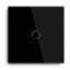Gopeta, Smart Wi-Fi Double Pole Touch Switch - 20A / Black