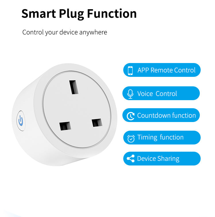 Gopeta Smart WiFi Plug - UK / 13A  / White