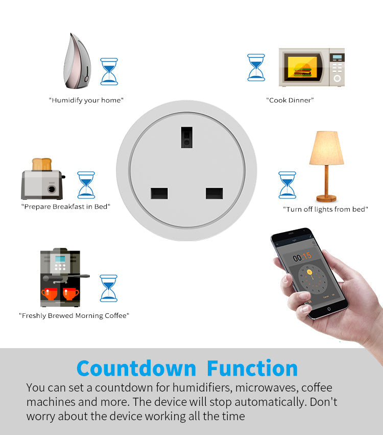 Gopeta Smart WiFi Plug - UK / 13A  / White