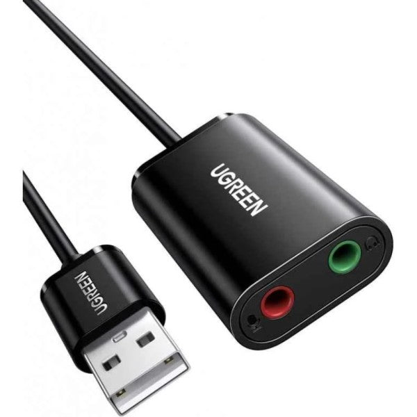 UGREEN USB 2.0 External Sound Adapter - Black – WIBI (Want IT. Buy IT.)