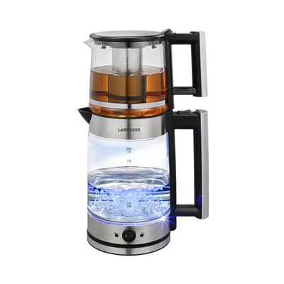 LePresso Turkish Tea Glass Kettle - Black Color