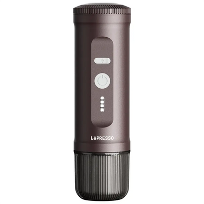 LePresso Portable 2-IN-1 Espresso Maker - Brown Color