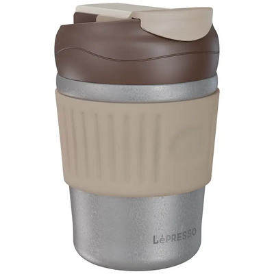 LePresso Tumbler Mug Dual Sip - Gray Color