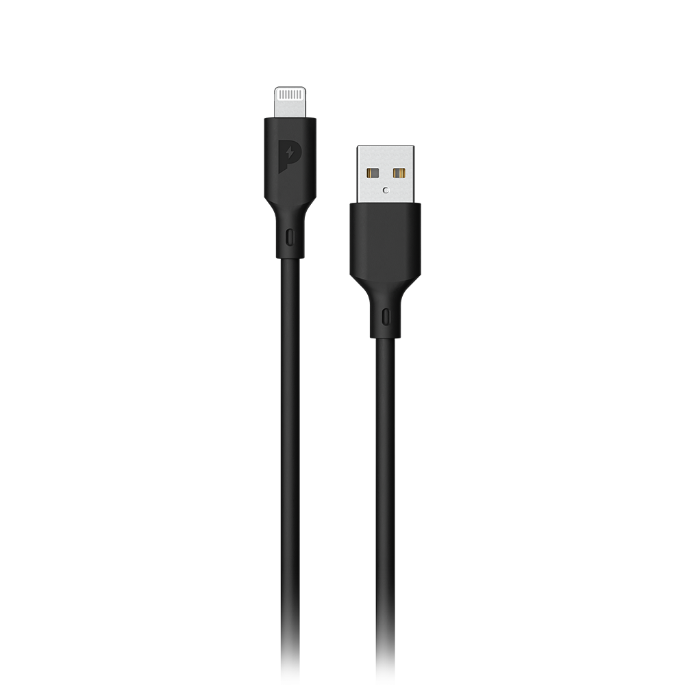 Powerology TPE USB-A To Lightning Data & Fast Charge Cable - 1.2m