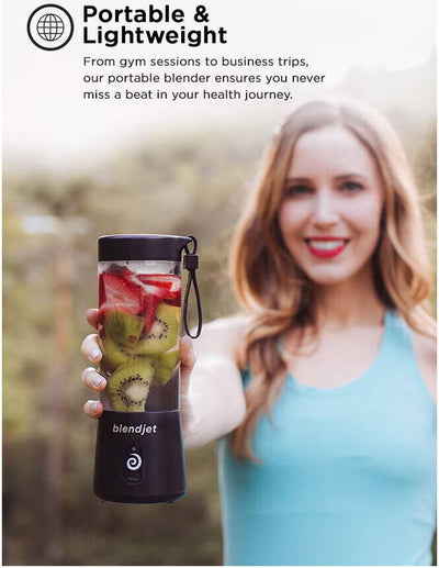BlendJet V2 Portable Blender - 475ml / 200W / USB-C / Blush
